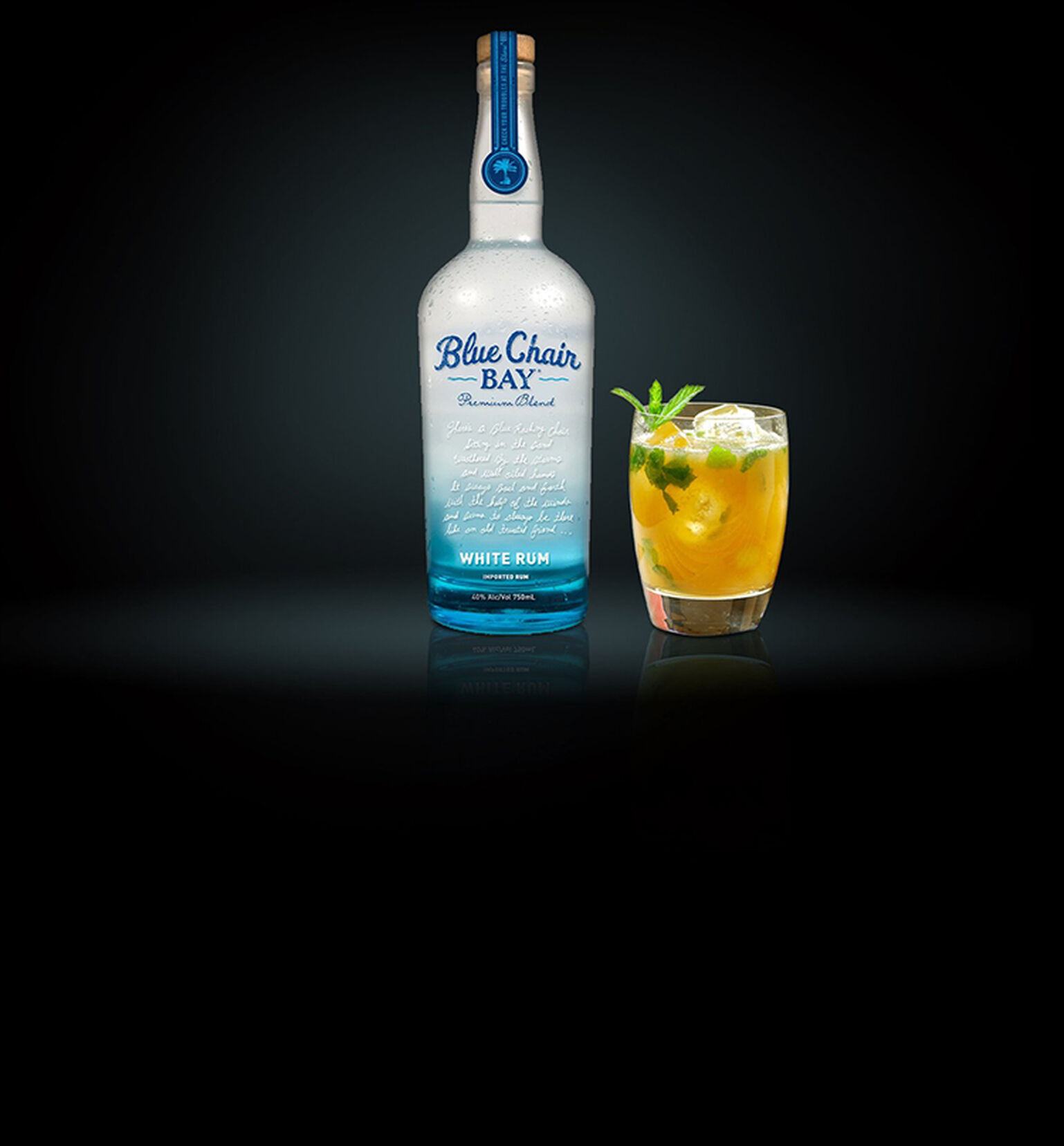 The Blue Chair Bay Rum Peach Mojito Cocktail